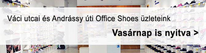 Váci utcai és Andrássy úti Office Shoes üzleteink vasárnap is nyitva tartanak!